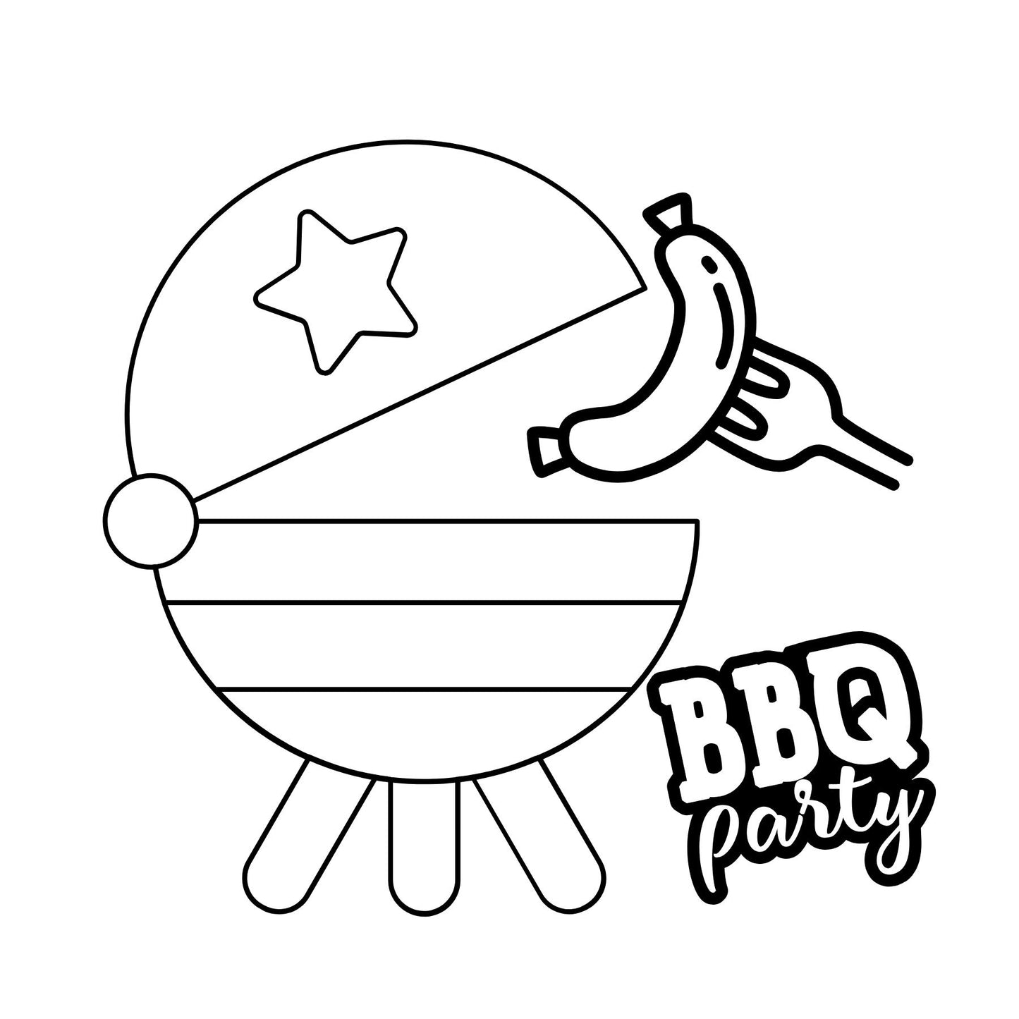 4th of July Mini Coloring Book