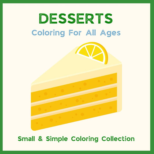 Desserts Mini Coloring Book