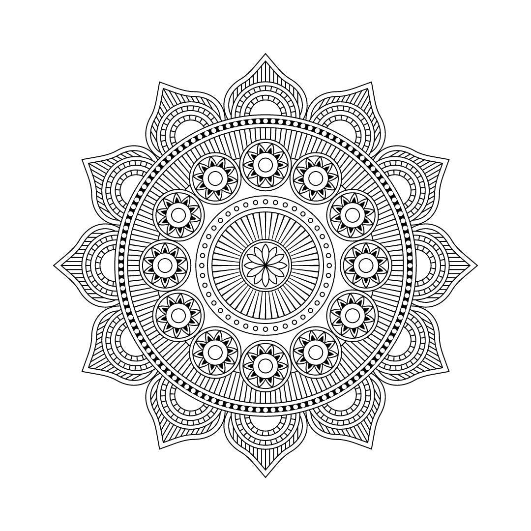 Mandalas Coloring Book