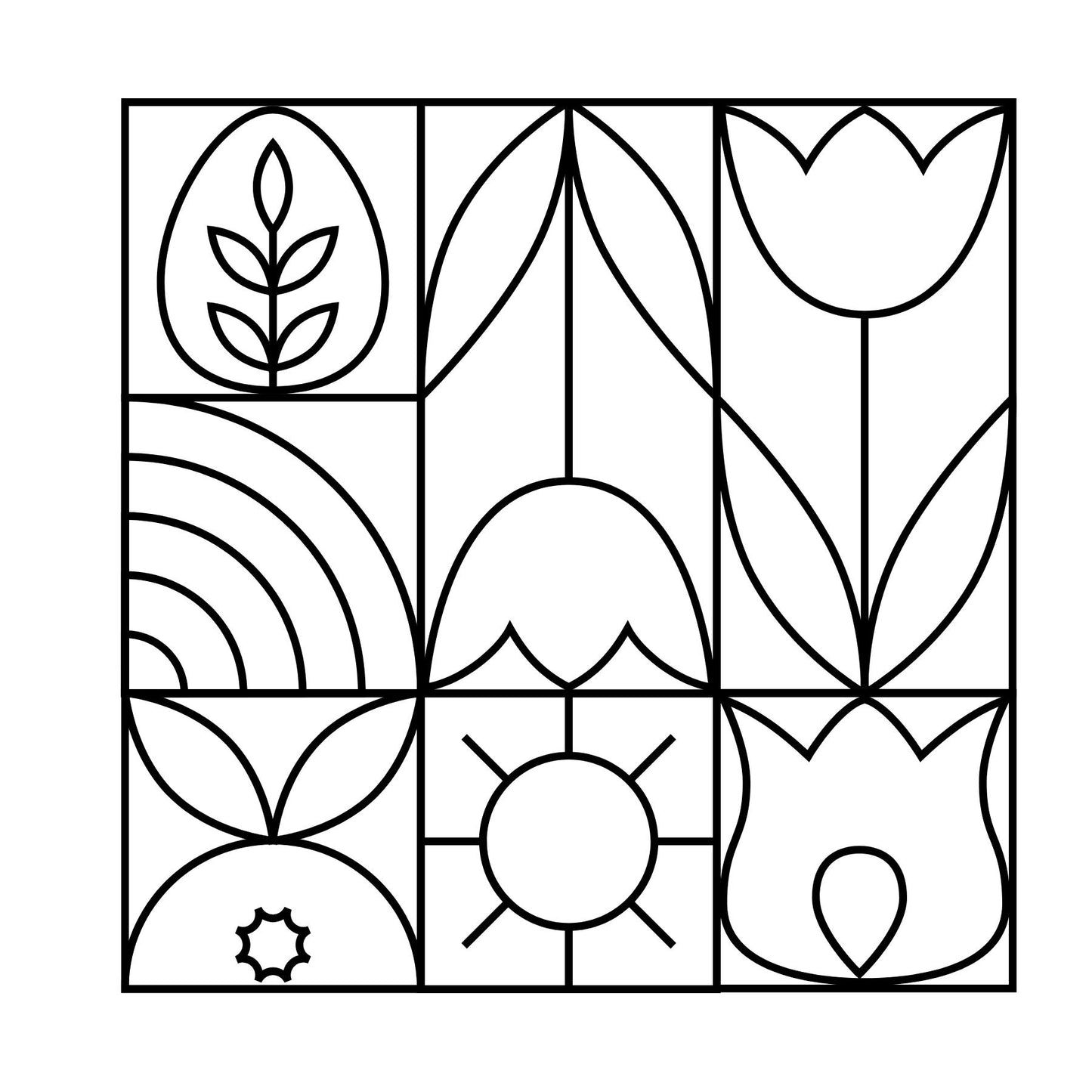 Easter Mini Coloring Book
