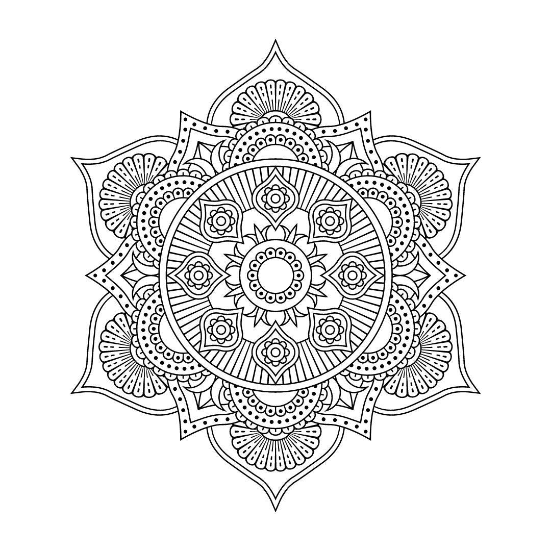 Mandalas Coloring Book