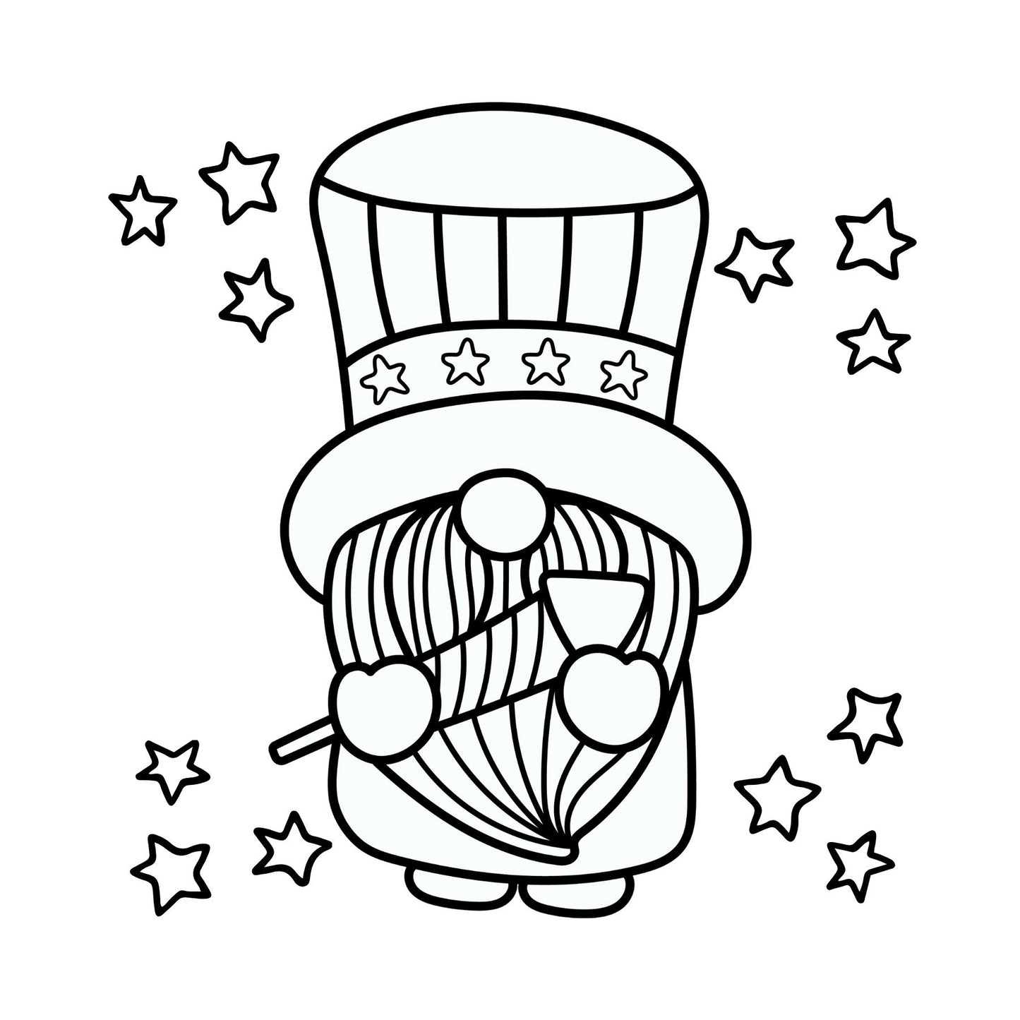 4th of July Mini Coloring Book