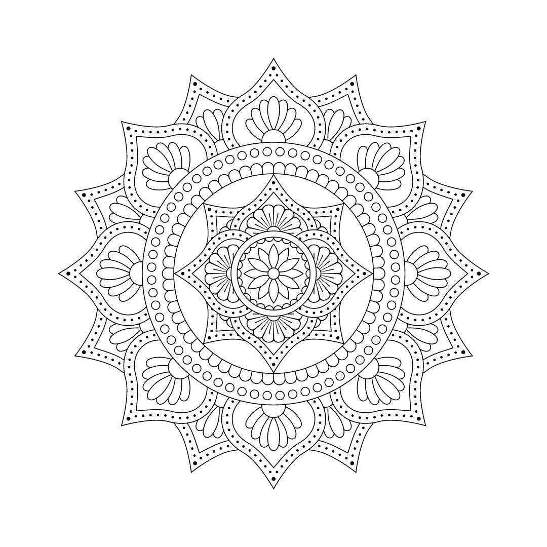 Mandalas Coloring Book